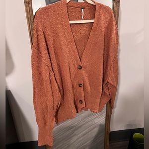 Burnt orange over sized sweater